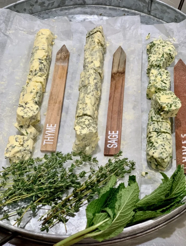 Compound Herb Butter Is Perfect For Tea Sandwiches Using A Variety Of Herbs