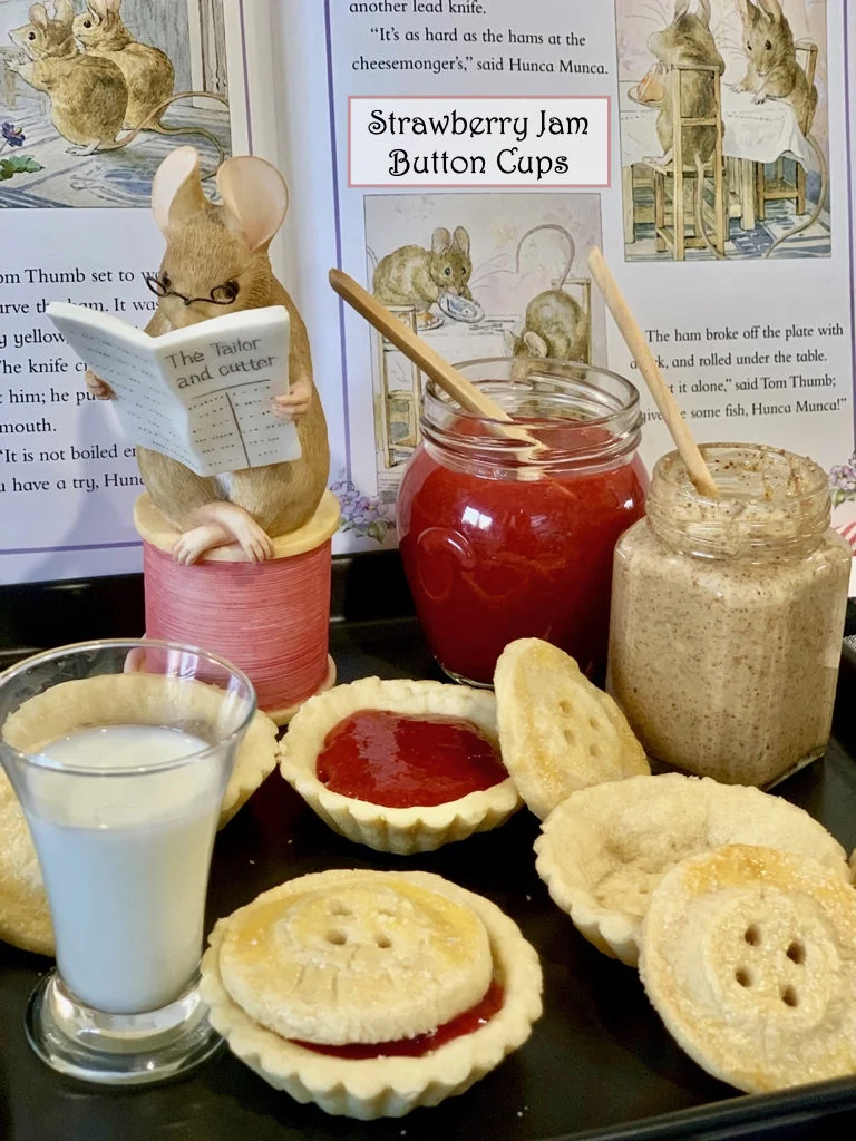 Strawberry Almond Butter Cookies For Little Girl's Afternoon Birthday Tea Parties