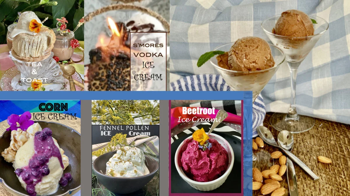 If you’re ready to go beyond chocolate and vanilla, these unusual ice cream recipes will blow your mind and tempt your taste buds all summer!