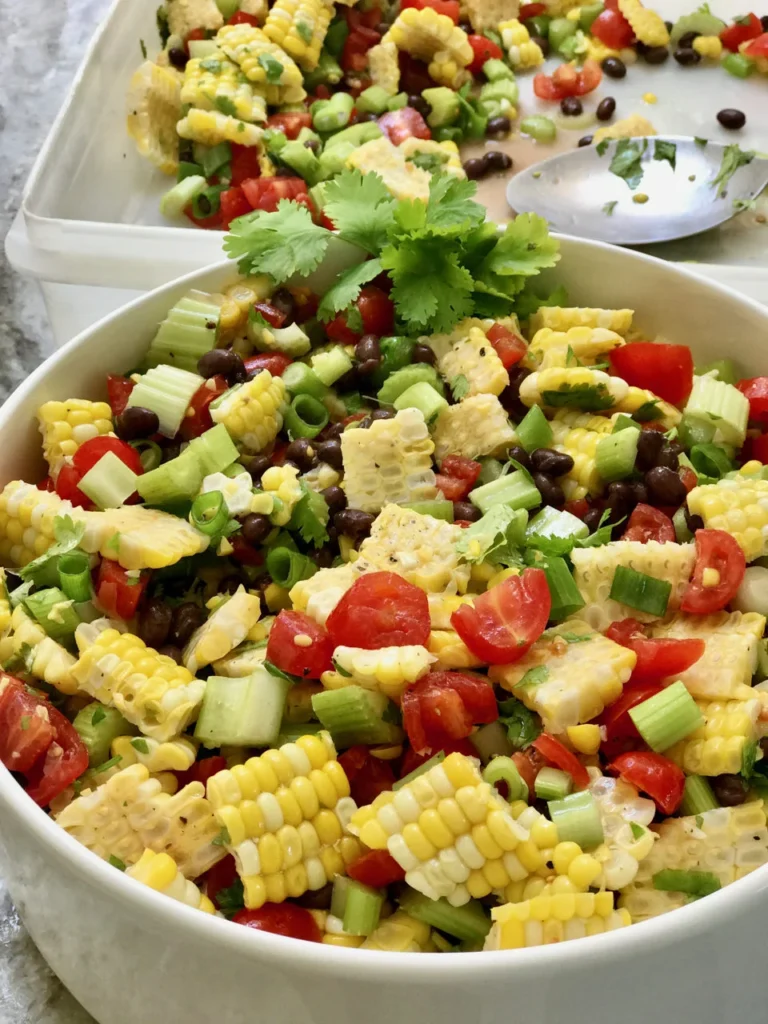 Savory Corn Salad With Seasonal Vegetables