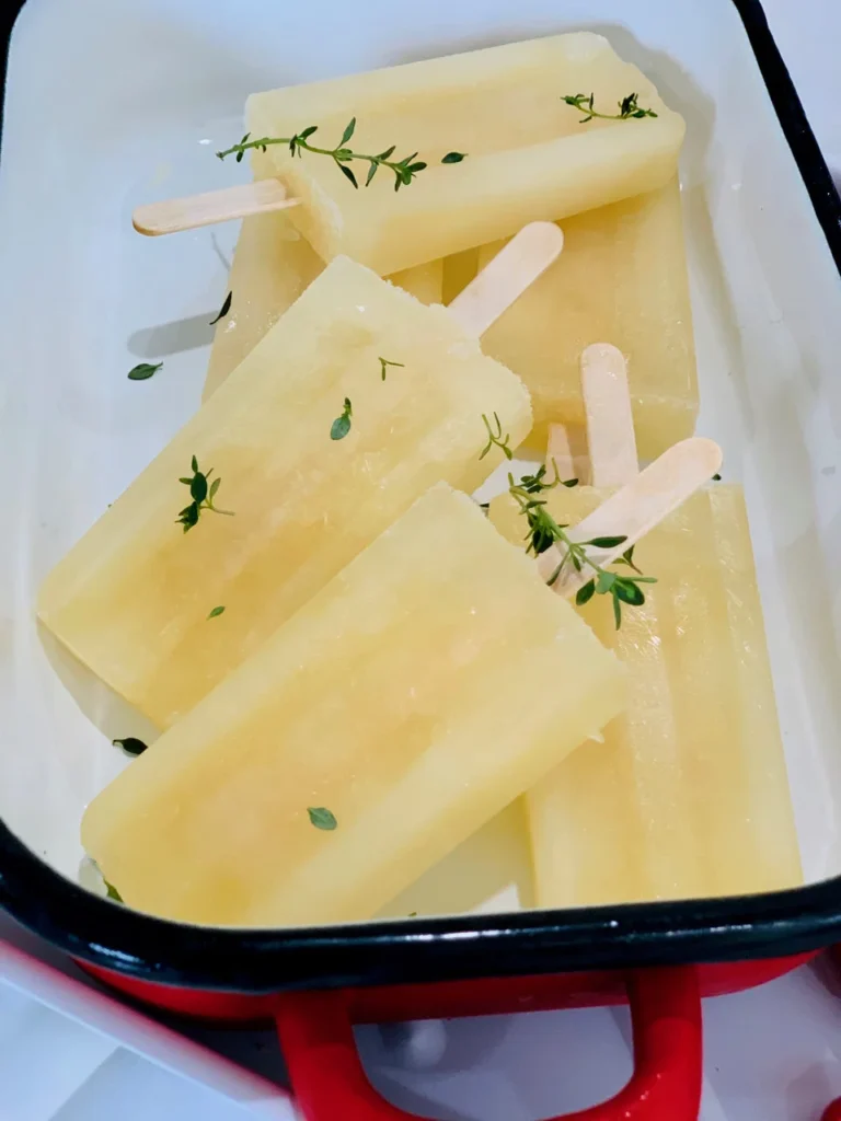 Citrus Ginger Chili Pepper & Thyme Wellness Popsicles