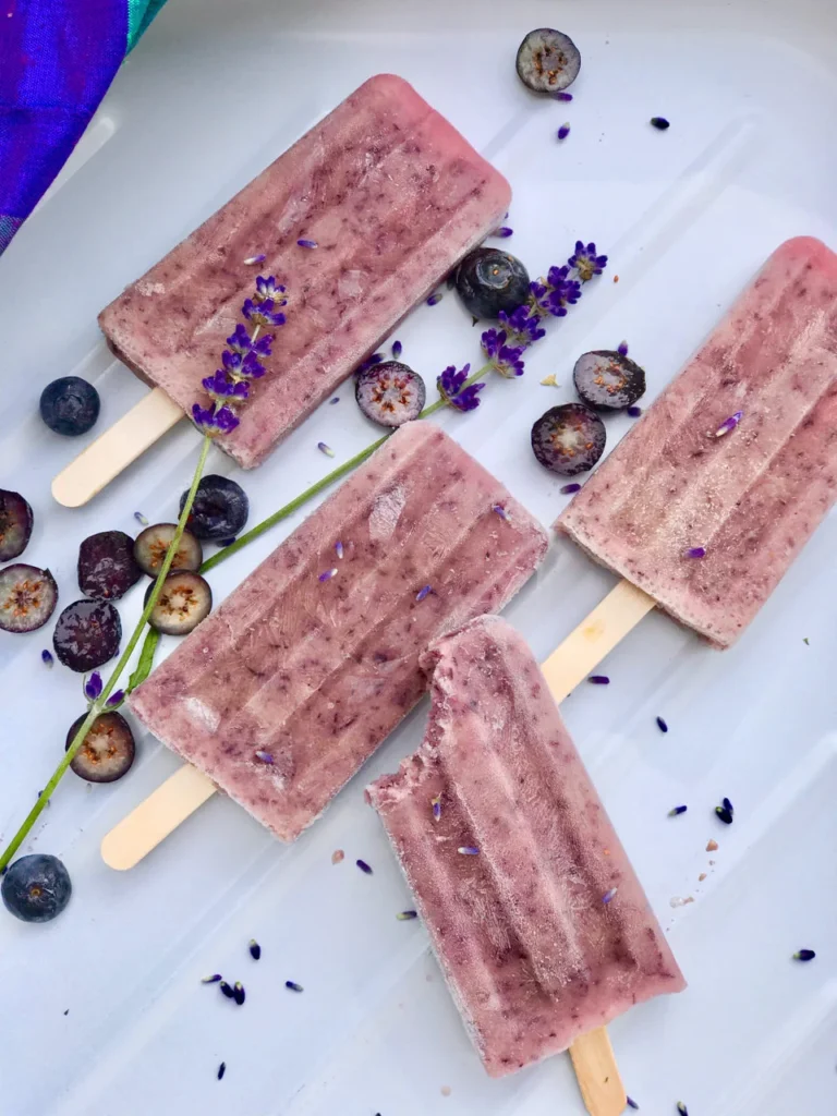 Lavender And Blueberry Popsicle Recipe