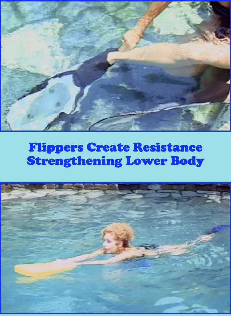 Flippers Create Resistance Strengthening The Lower Body