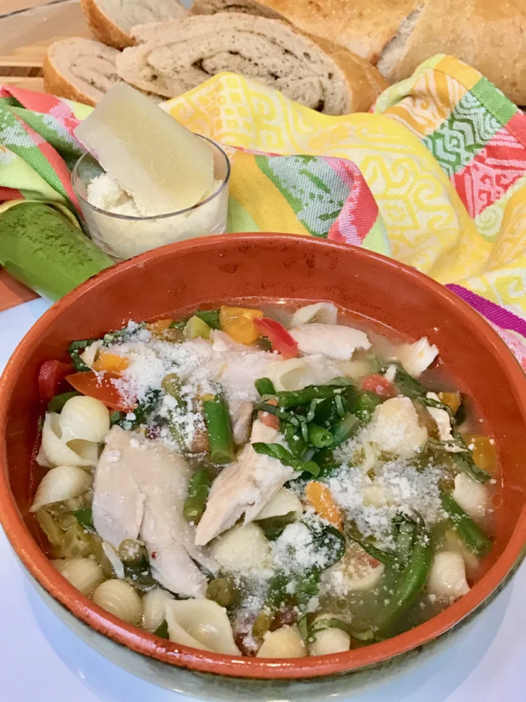 Italian Chicken Pasta Soup