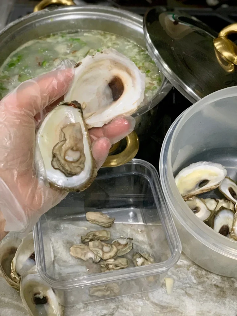 Simmering Oysters In Liquid For Just A Few Minutes Opens The Shells So The Oyster Pops Out Easily