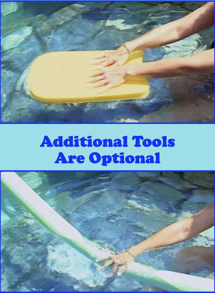 Additional Tools Work To Allow Confidence And Keep Hair Dry In Water