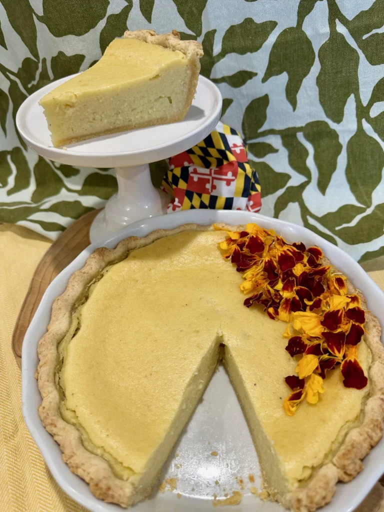 Historic Maryland White Potato Pie