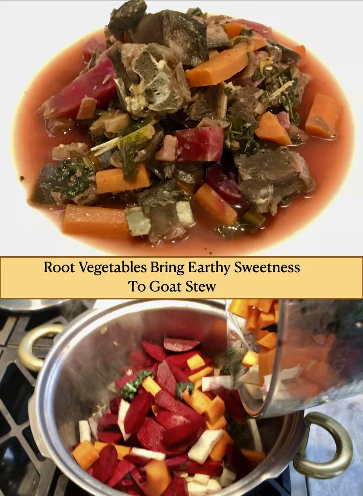 Root Vegetables Bring Earthy Sweetness To Goat Stew