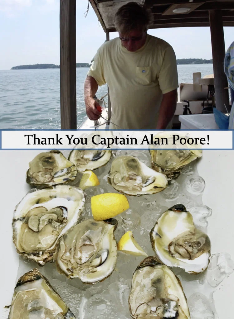 Thank You Captain Alan Poore for Gathering Oysters and Protecting Their Shells