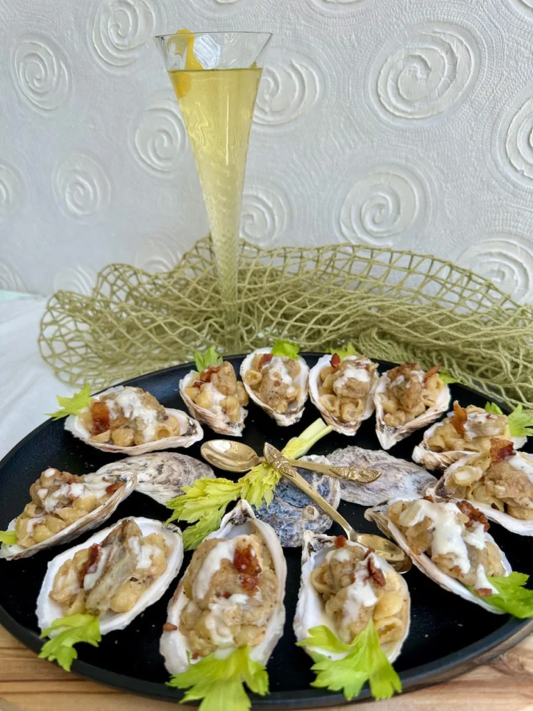 Turn These Mac and Cheese Oysters Into A Party With Champagne Sauce On Top