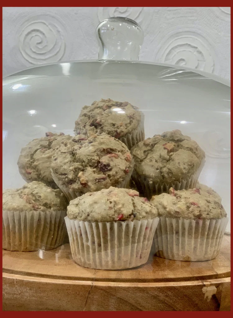 Cranberry Orange Blossom Muffins For Autumn and Winter Delights