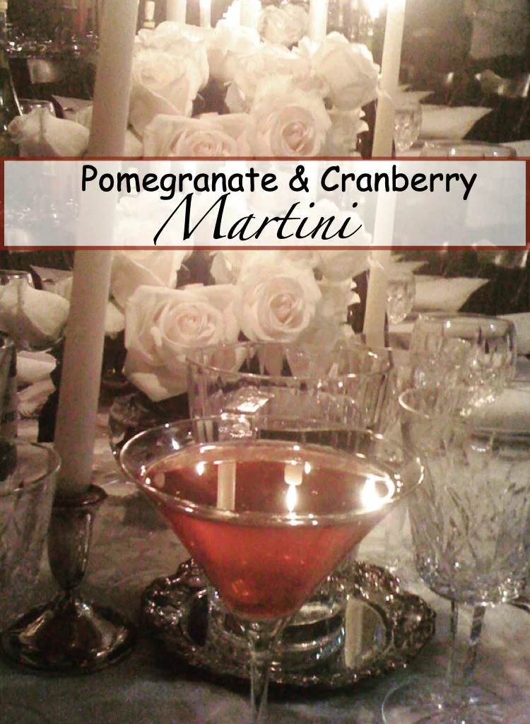 A Pomegranate And Cranberry Martini To Love For The Holidays