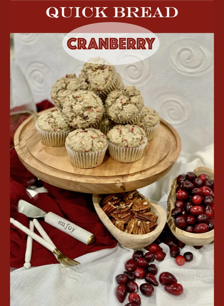 Cranberry Orange Blossom Muffin Quick Bread