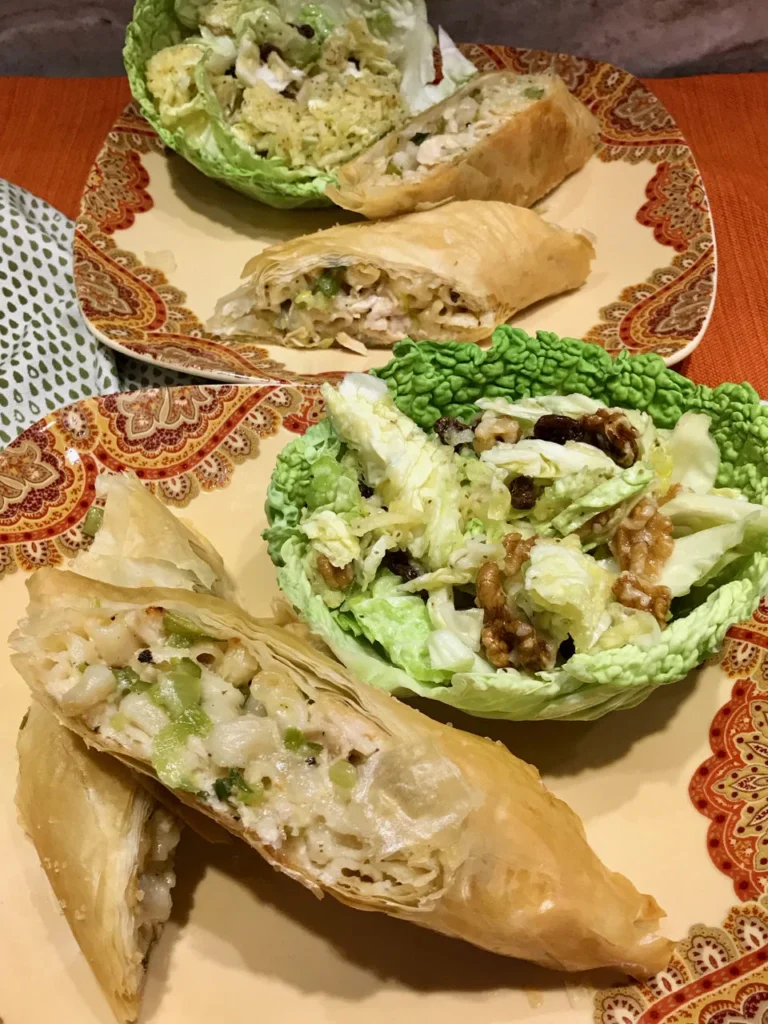 Mac and Cheese Turkey Rolls Wrapped In Phyllo Dough