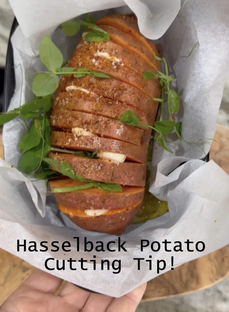 Classic Hasselback Potato Cutting Tips