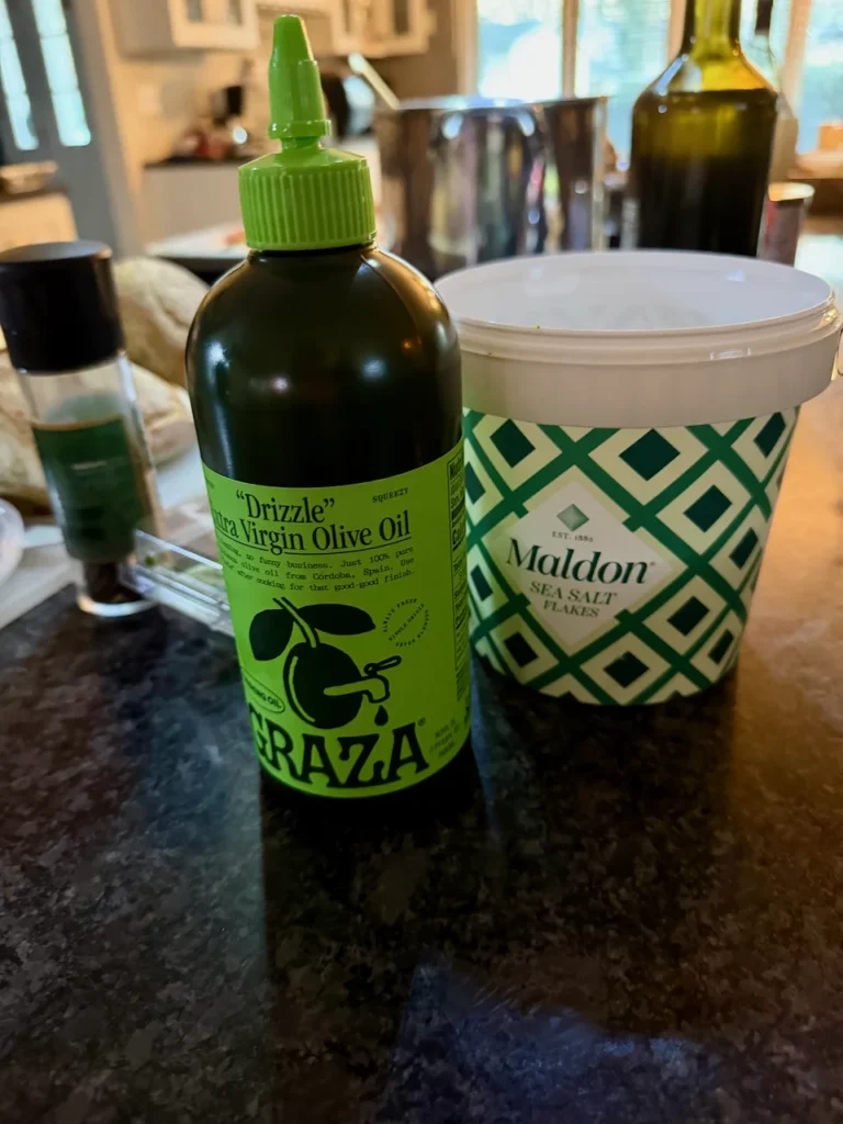 Simply Olive Oil and Finishing Salt Are Perfect With Hasselback Potatoes