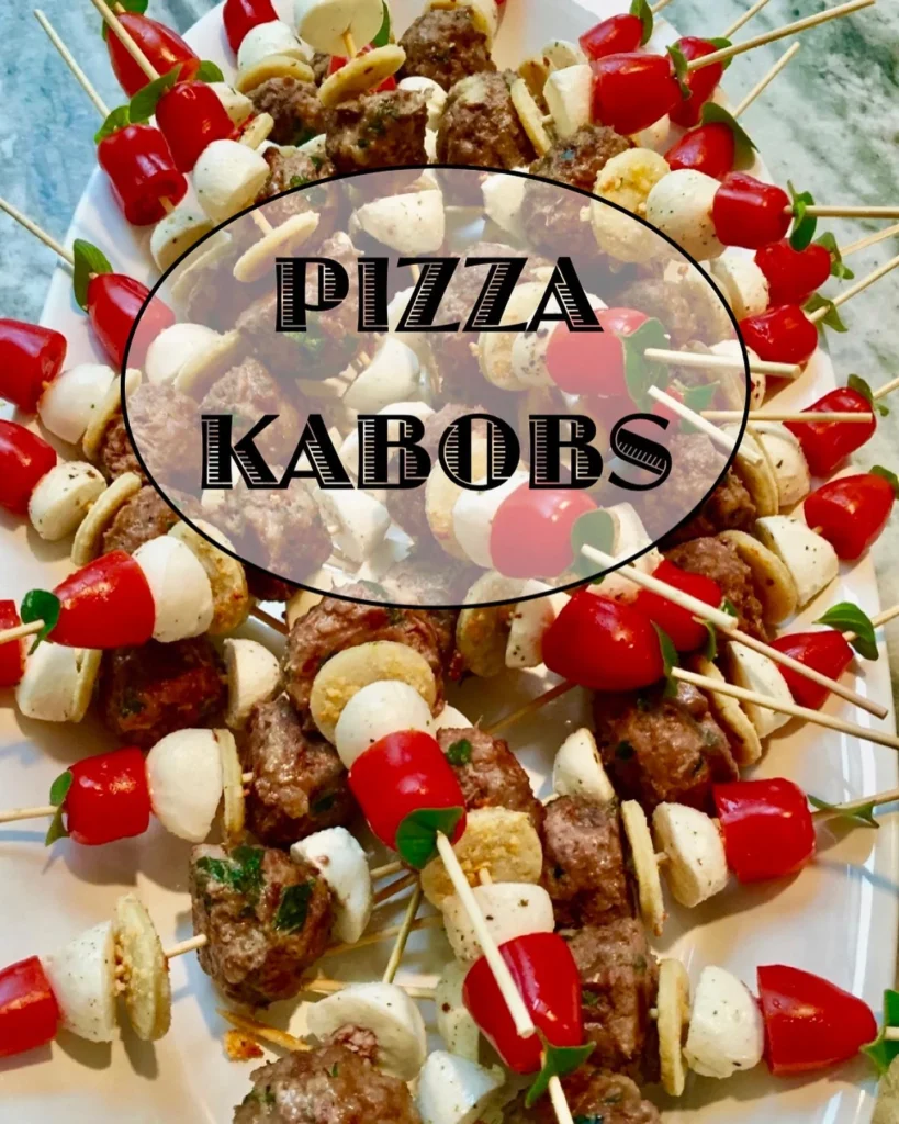 Meatball Pizza On A Stick