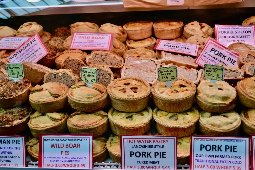 Luscious Pot Pies In A Market In London - photo by me