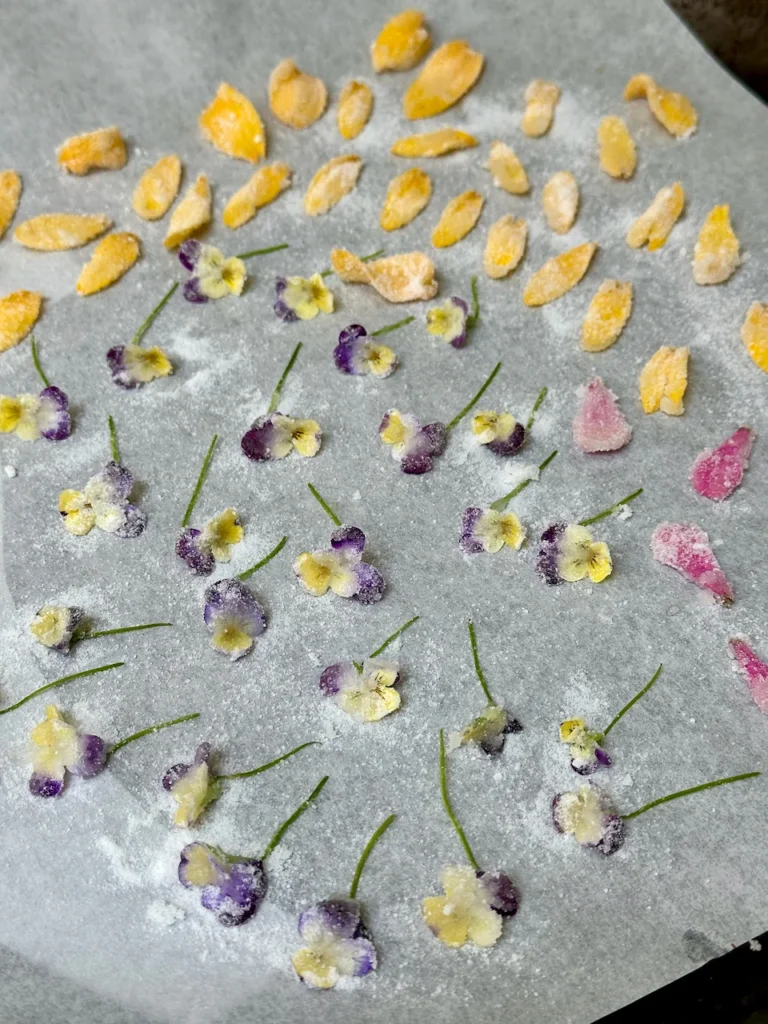 Candied Edible Flower Petals