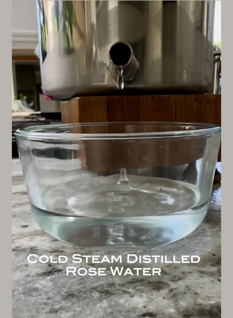 Pure Cold Steam Distilled Rose Water