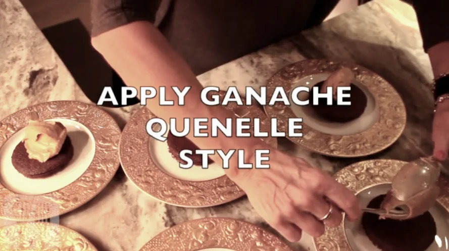 Apply A Ganache Quenelle Style