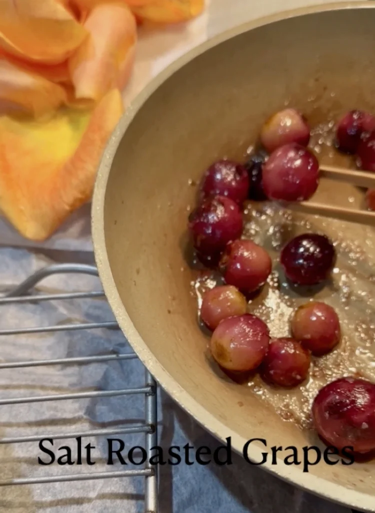 Salt Roasted Grapes - Sweet and Savory