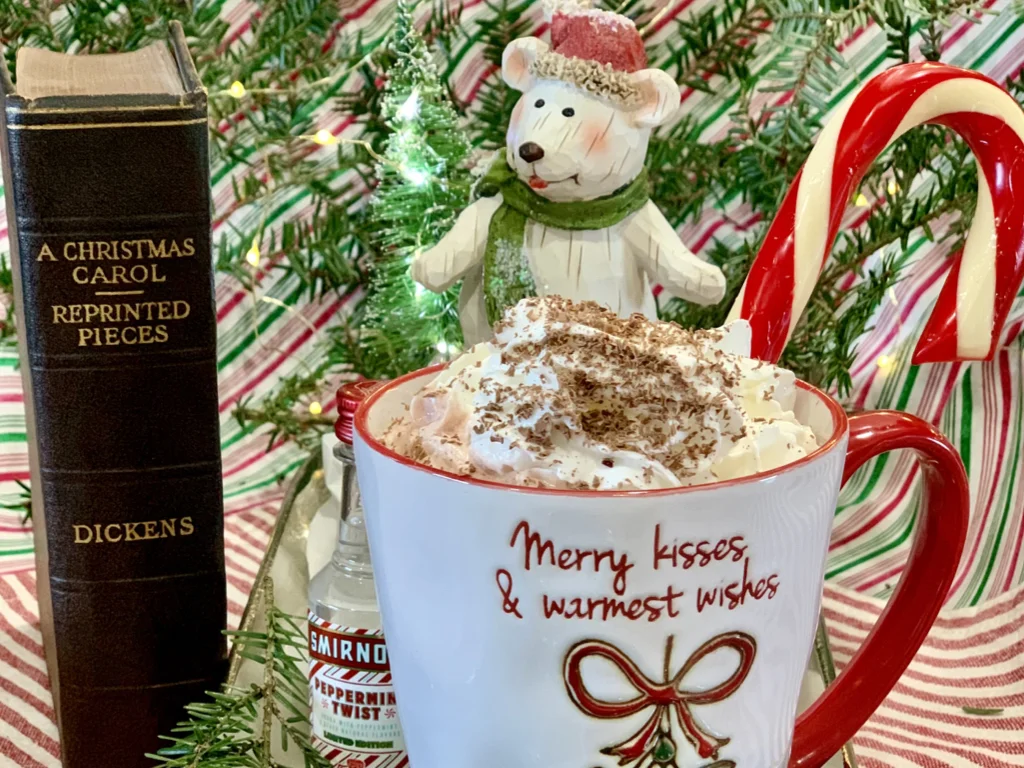 Peppermint Hot Chocolate Cocktail