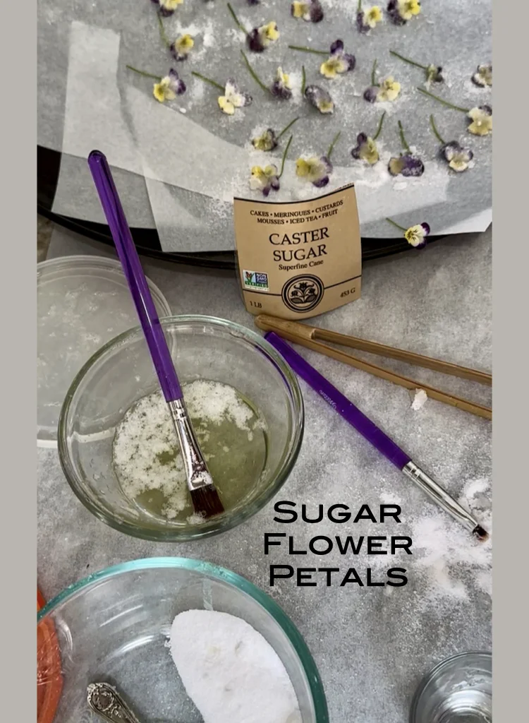 How To Make Sugared Flower Petals