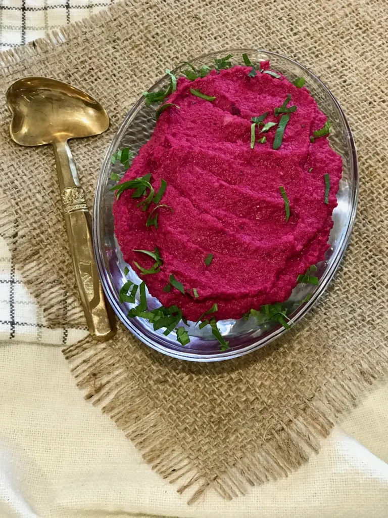 Roasted Beet Hummus - A Twist On The Original Mediterranean Hummus