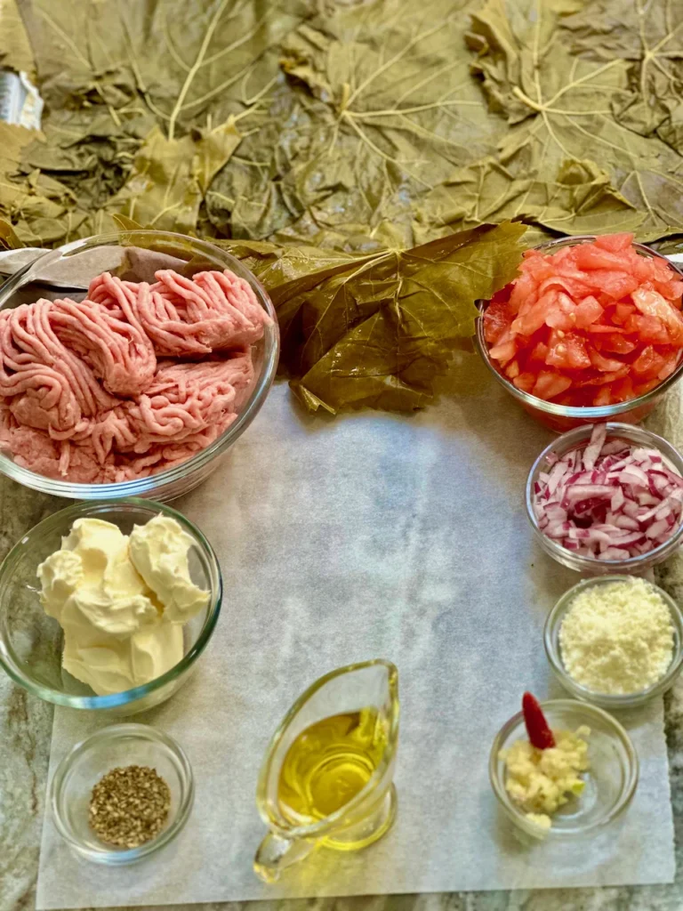 A Variety Of Fillings For Stuffed Grape Leaves From Traditional To Vegetarian