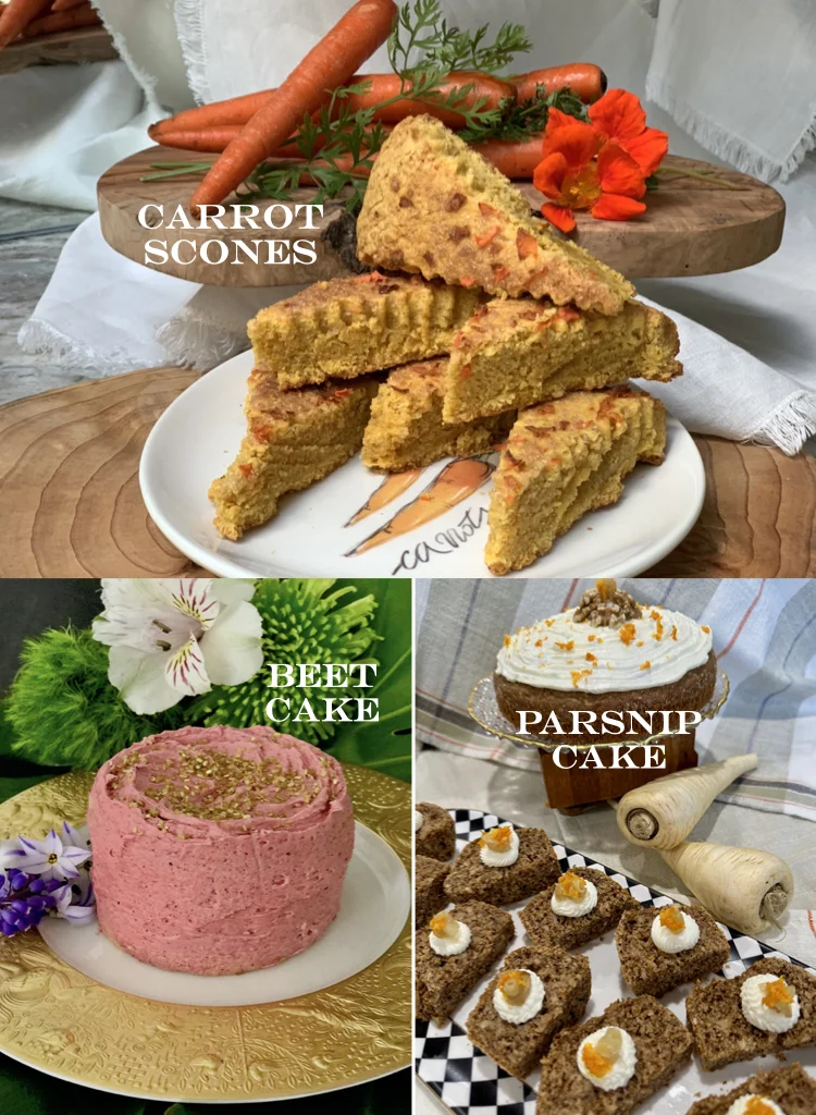 Carrots Beets and Parsnip Desserts