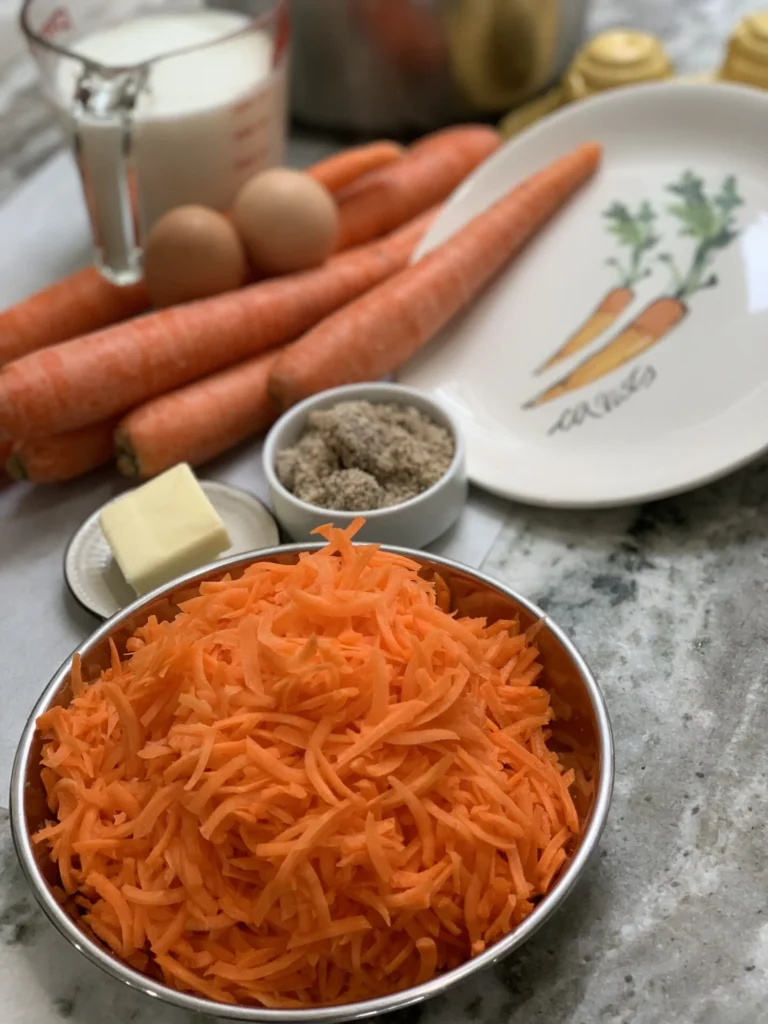 Freshly Shredded Carrots for a Moist and Fluffy Carrot Scone