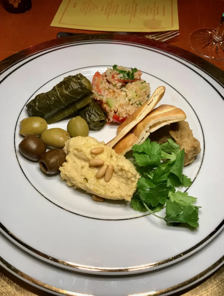 A Plate Of Authentic Syrian Favorite Foods