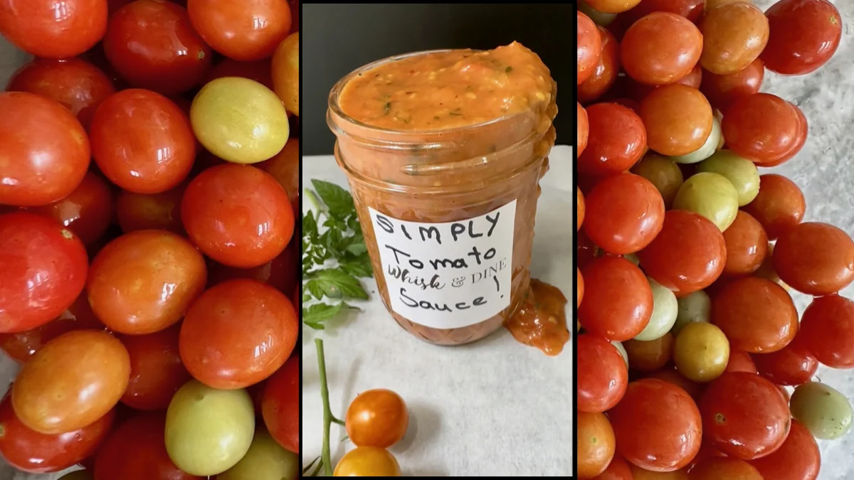 Simple 15-Minute Tomato Sauce (Fresh Tomato Recipe from Garden or Market)