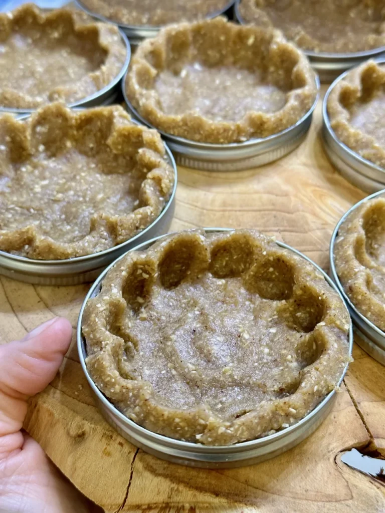 Fruit Tart Crusts with Nuts