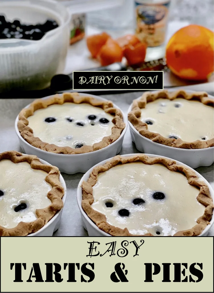 Dairy or Non-Dairy Custard Fruit Tarts