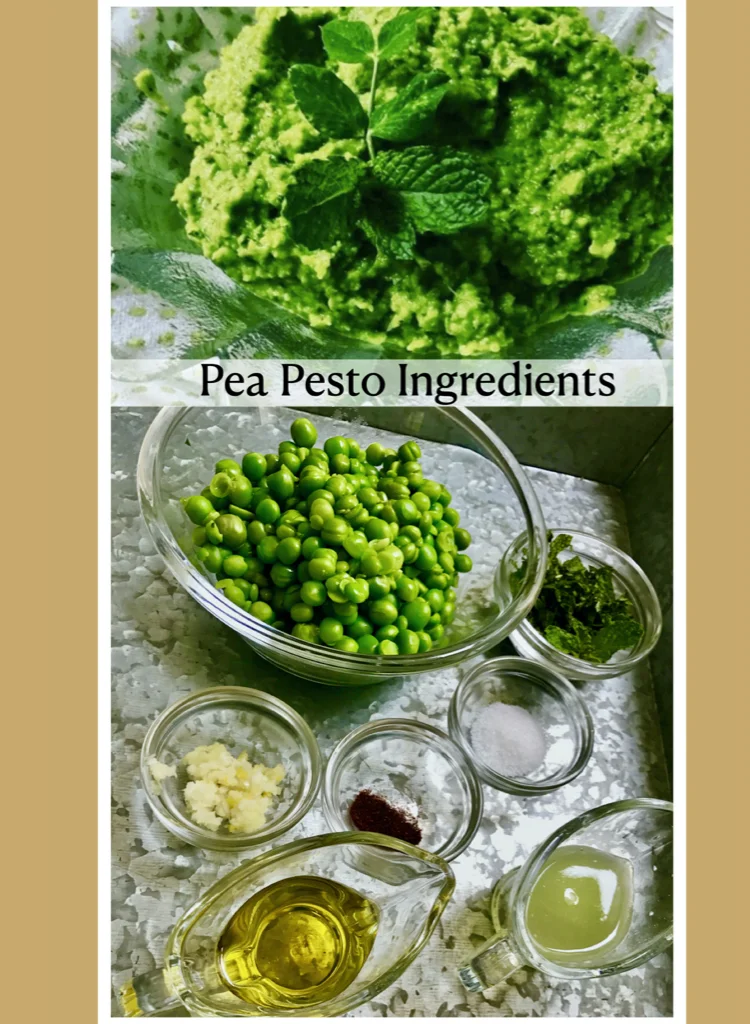 Pea Pesto Ingredients