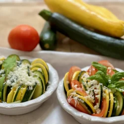 Summer Garden Vegetable Bake (Easy Zucchini & Tomato Gratin)