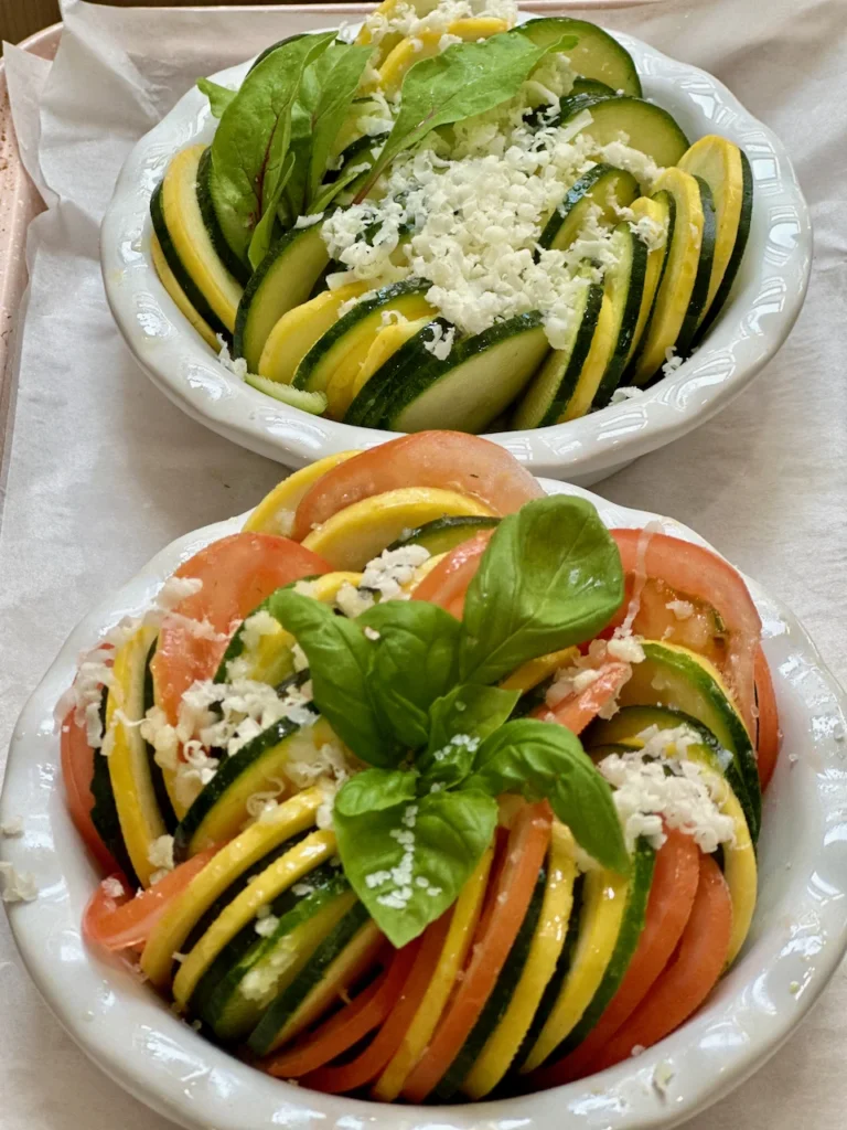 Summer Garden Vegetable Bake - With or Without Tomatoes