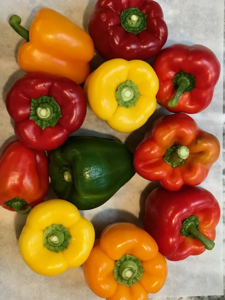 Choose A Variety Of Bell Pepper Colors for Artsy Skewers