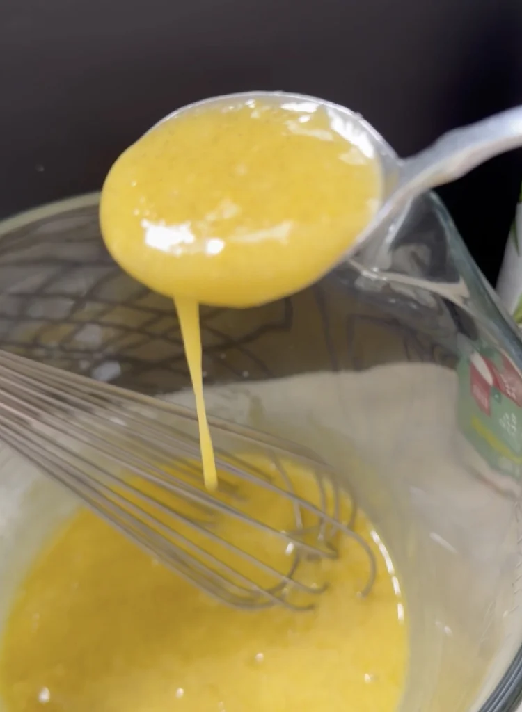 Whisk the Wet Ingredients Until Emulsified 