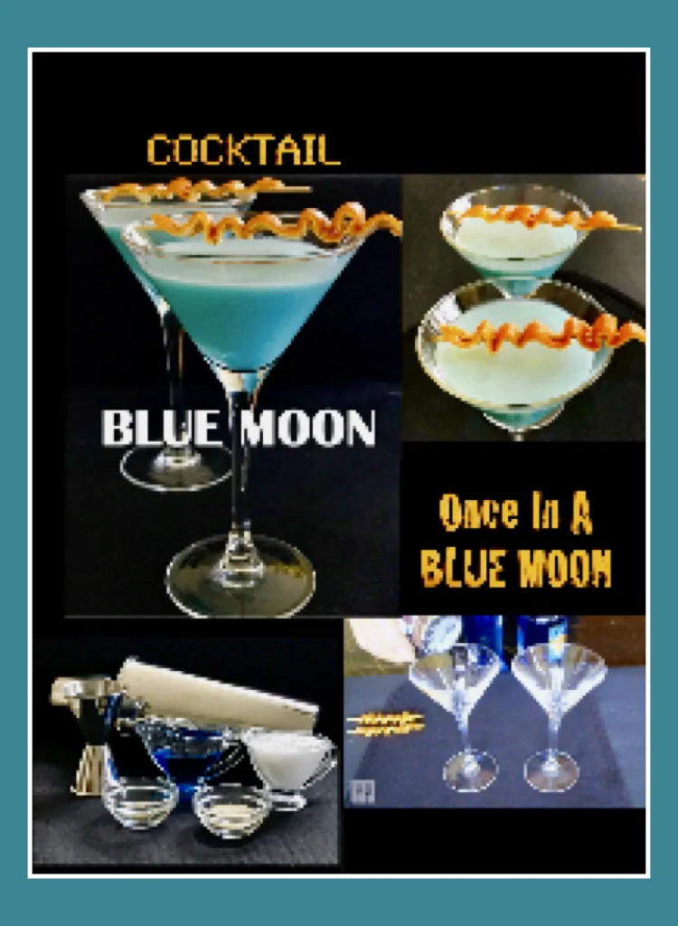 A Unique Cocktail for Once In A Blue Moon