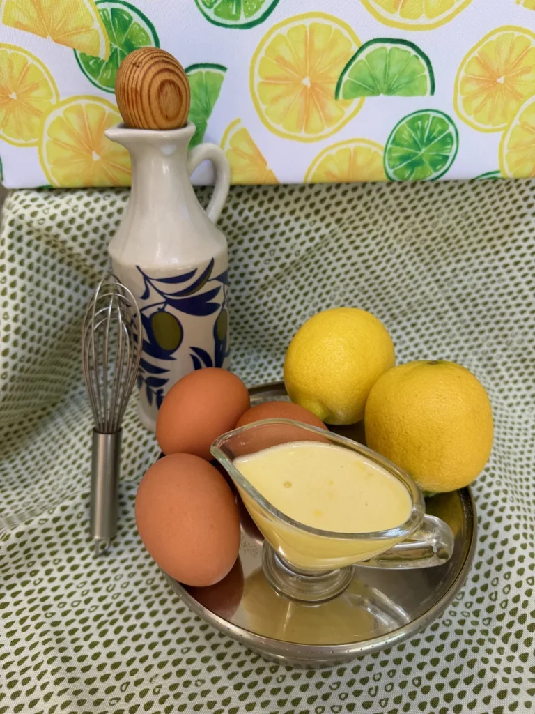 3-Ingredient Avgolemono Sauce (Greek Lemon Egg Sauce Without Broth) 
