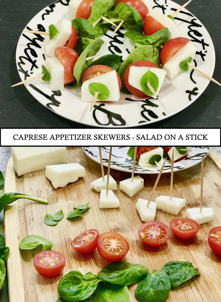 Caprese Appetizer Skewers - Salad On A Stick