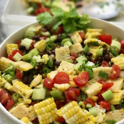 Farm Fresh Summer Corn and Tomato Salad Recipe