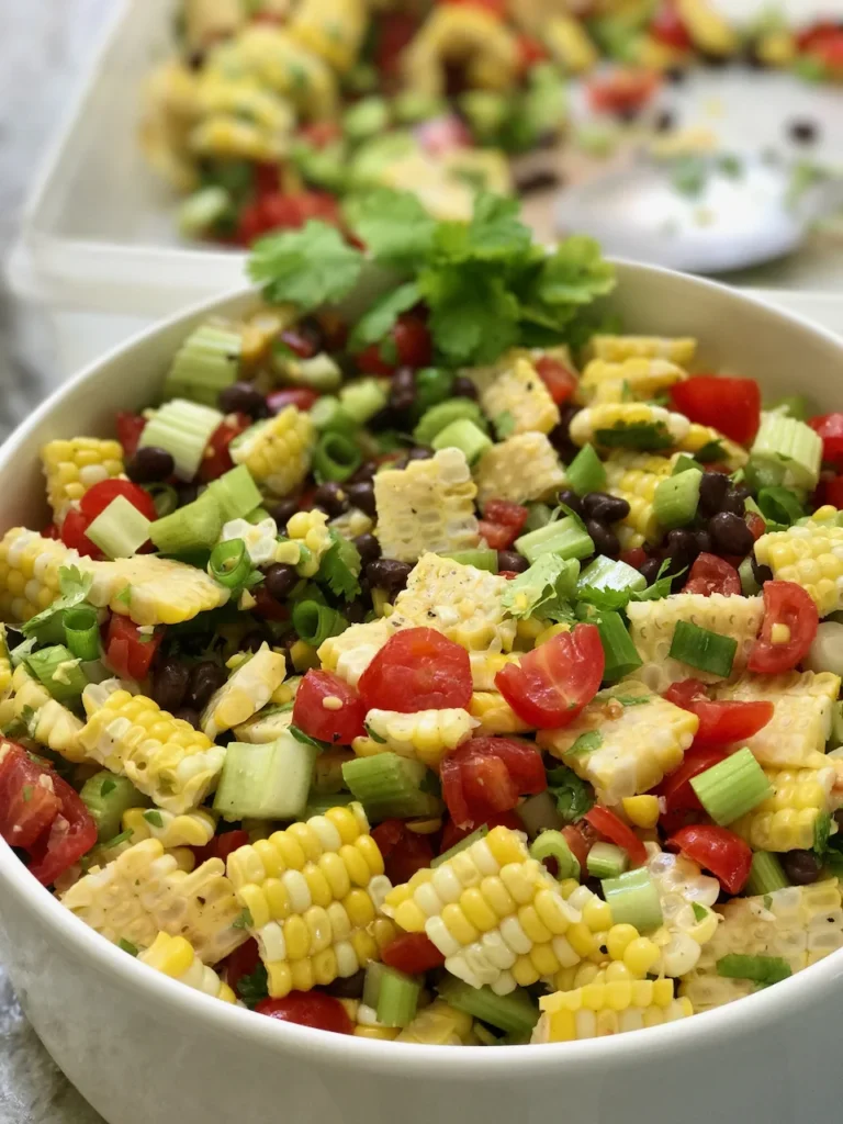 Farm Fresh Summer Corn and Tomato Salad Recipe