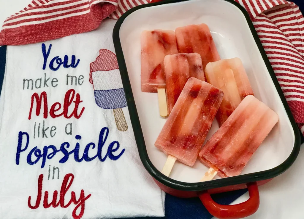 Strawberry Lemonade Popsicles