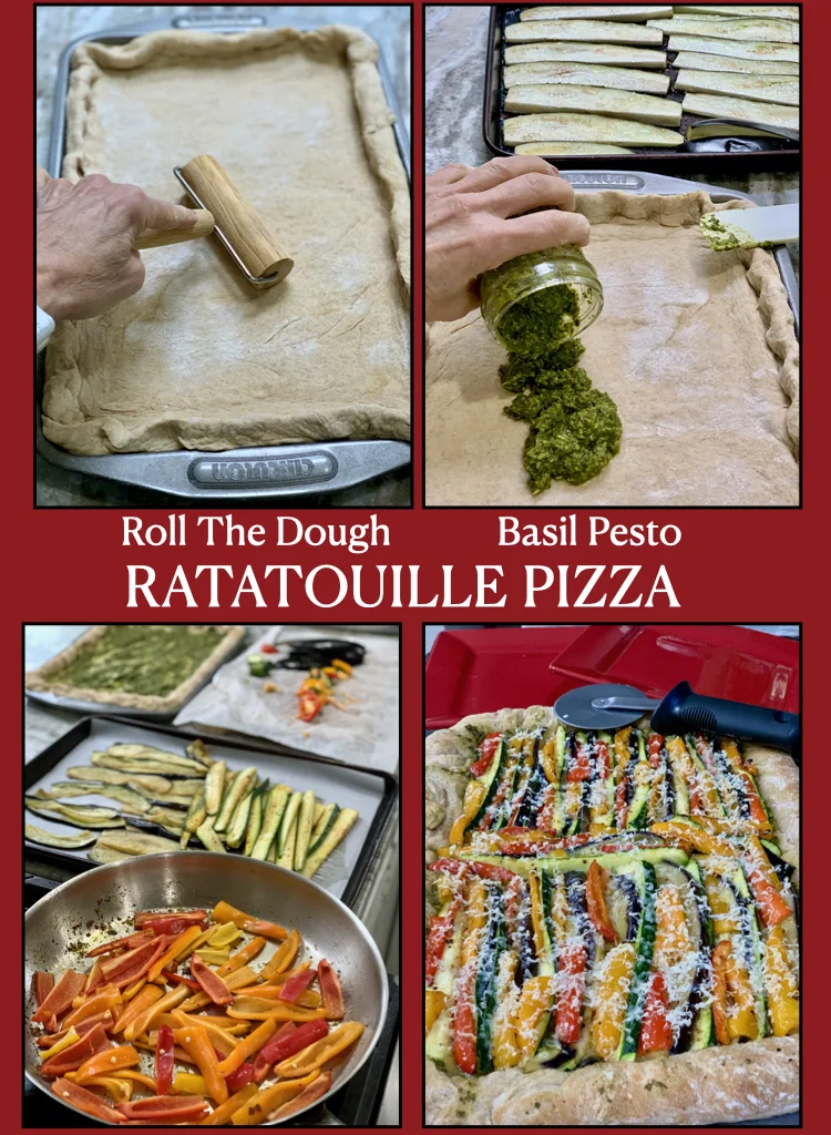 Garden Fresh Deconstructed Ratatouille Pizza
